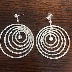 Rhinestone earrings